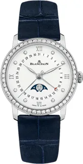 Blancpain Quantième Phases de Lune 6126-4628-55B Stainless steel White