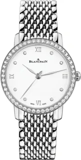 Blancpain Ultraplate 6104-4628-MMB 29.2mm Stainless steel White