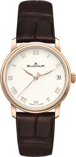 Blancpain Villeret 6127 3642 55B Rose gold Silver