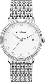 Blancpain Villeret 6224 1127 MMB Stainless steel White