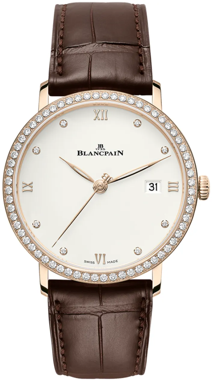 Blancpain Villeret 6224 2987 55B 38mm Rose gold White