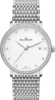 Blancpain Villeret 6224 4628 MMB Stainless steel White