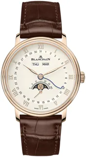 Blancpain Villeret 6264-3642-55B Red gold White