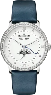 Blancpain Villeret 6264 4628 95A Stainless steel White