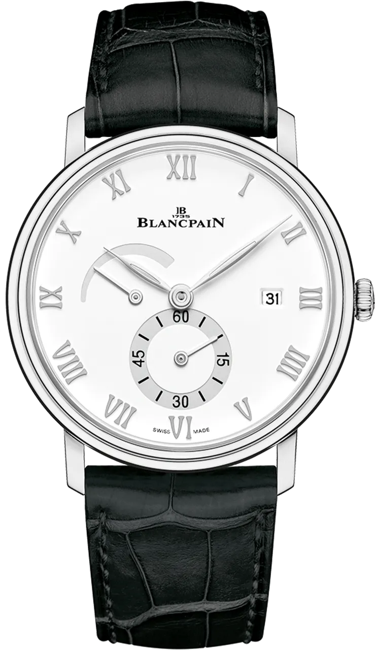 Blancpain Villeret 6606A-1127-55B 40mm Stainless steel White