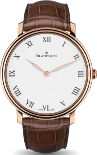 Blancpain Villeret 6615-3631-55B Red gold White