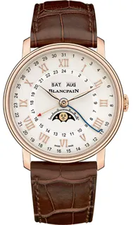 Blancpain Villeret Quantième Complet 6676-3642-55A Red gold White