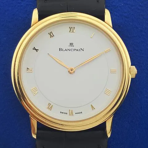 Blancpain Villeret Ultra-Slim 0021-1418-55 34mm Yellow gold White