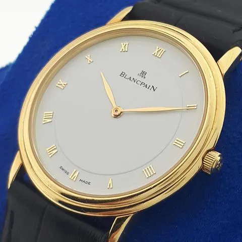 Blancpain Villeret Ultra-Slim 0021-1418-55 34mm Yellow gold White 2