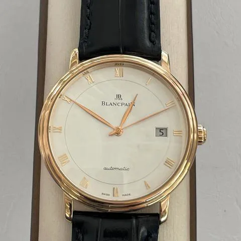 Blancpain Villeret Ultra-Slim 6224-3642-55B 38mm Rose gold White