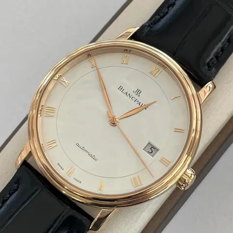 Blancpain Villeret Ultra-Slim 6224-3642-55B 38mm Rose gold White 5