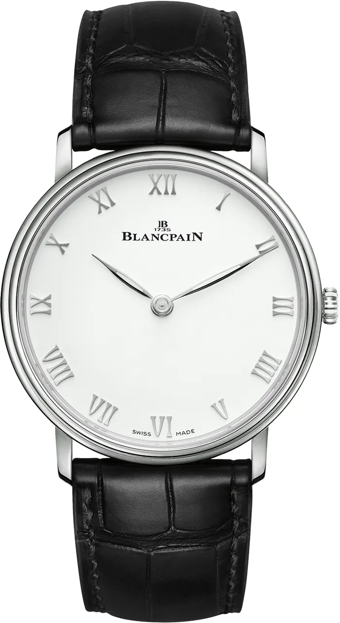 Blancpain Villeret Ultra-Slim 6605-1127-55B 39.5mm Stainless steel White