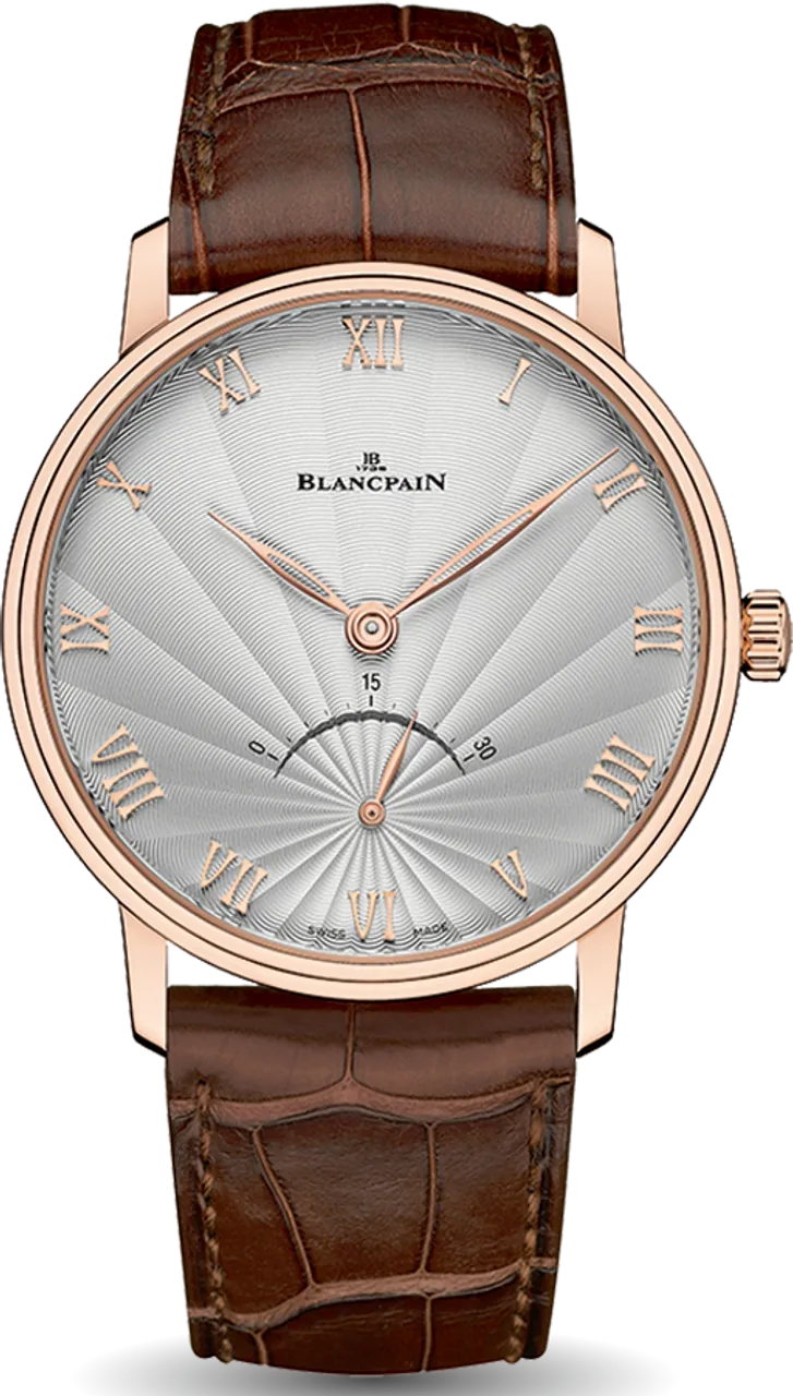 Blancpain Villeret Ultra-Slim 6653-3642-55A 40mm Rose gold White