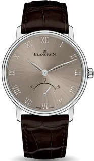 Blancpain Villeret Ultraplate 6653-1504-55A 40mm White gold Grey