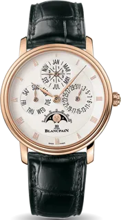 Blancpain Villeret 6057-3642-55A Rose gold Silver