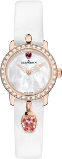 Blancpain Women 0063D-2954-63A Red gold White