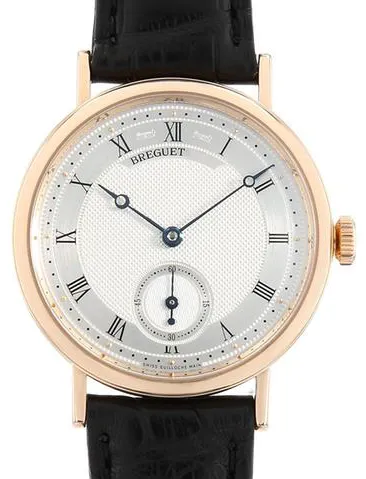 Breguet Classique 5907BR/12/984 34mm Rose gold Silver