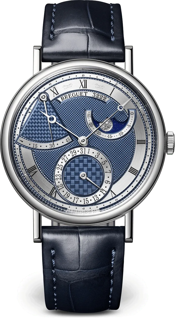 Breguet Classique 7137BB/Y5/9VU 39mm Stainless steel Blue