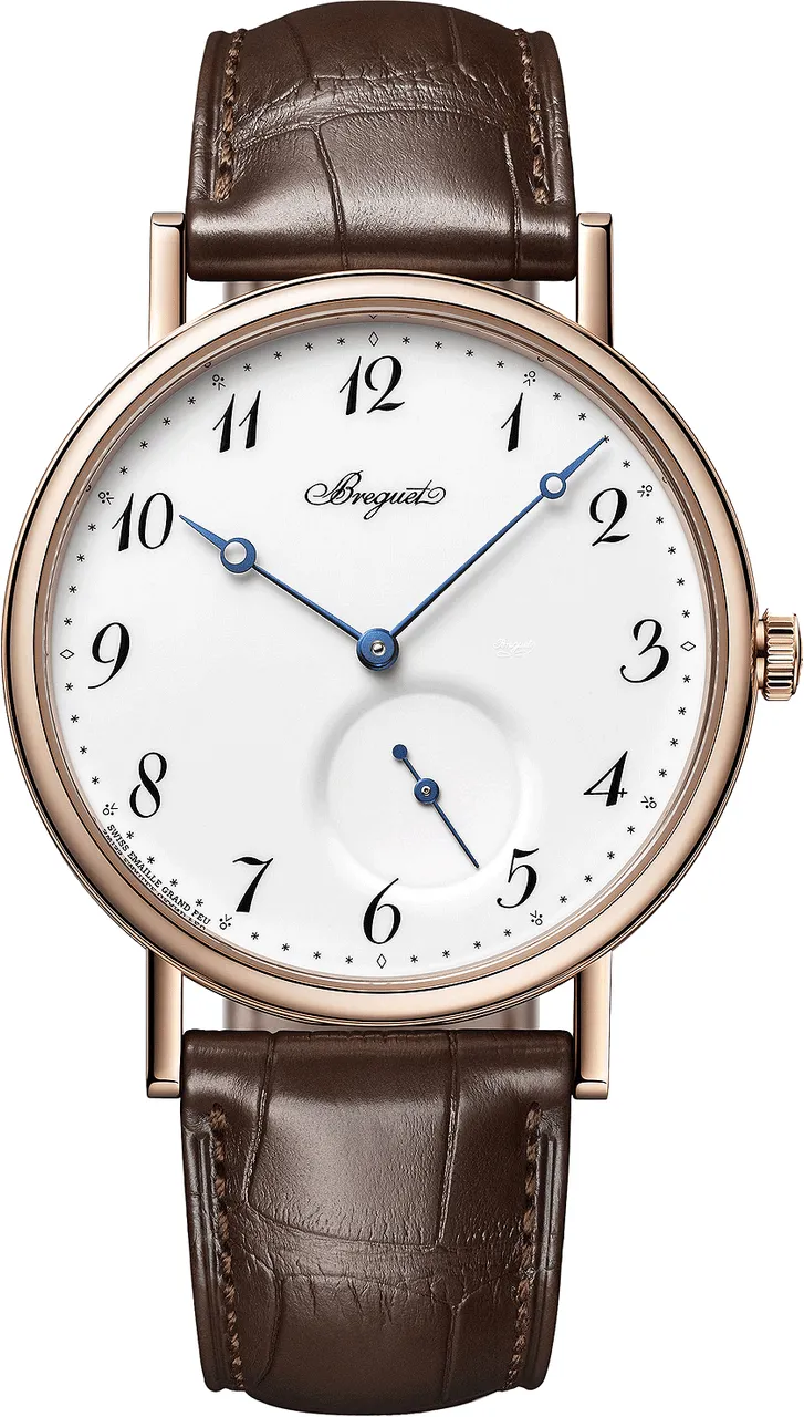 Breguet Classique 7147BR/29/9WU 40mm Rose gold and 18k rose gold White