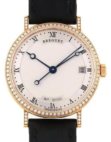 Breguet Classique 9068BR/12/976/DD00 34mm Rose gold Silver