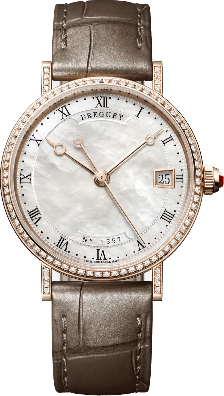 Breguet Classique 9068BR/52/976/DD00 33.5mm Rose gold White