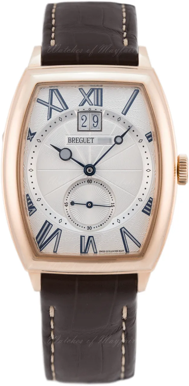 Breguet Héritage 5410BR/12/9VV 35mm Rose gold Silver