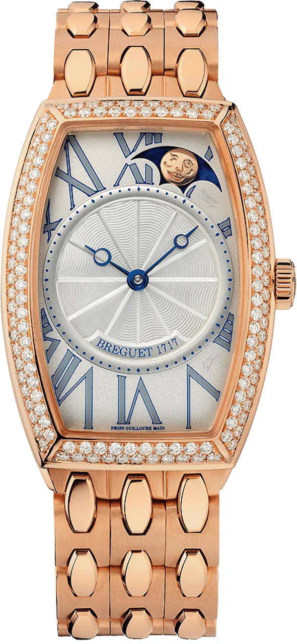 Breguet Héritage 8861BR/11/RB0/D000 25mm Rose gold Silver and White