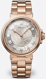 Breguet Marine 5517BR/12/RZ0 Rose gold Silver