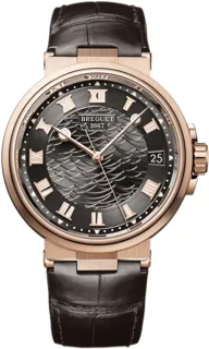 Breguet Marine 5517BR/G3/9ZU Rose gold Gray