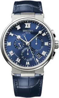 Breguet Marine 5527TI/Y1/9WV Titanium Blue