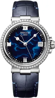 Breguet Marine 9518ST/E2/984/D000 Stainless steel Blue