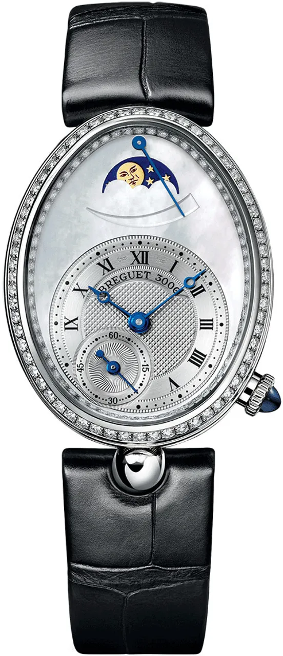 Breguet Reine de Naples 8908BB/52/964/D00D3L 36.5mm White gold and 18k white gold