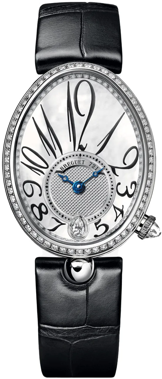 Breguet Reine de Naples 8918BB58964D00D3L 36.5mm White gold and 18k white gold