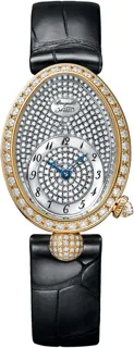 Breguet Reine de Naples 8928ba/8d/944/dd0d3L Yellow gold Pave