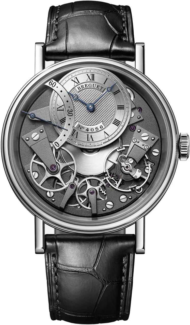 Breguet Tradition 7097BB/G1/9WU 40mm White gold and 18k white gold Silver