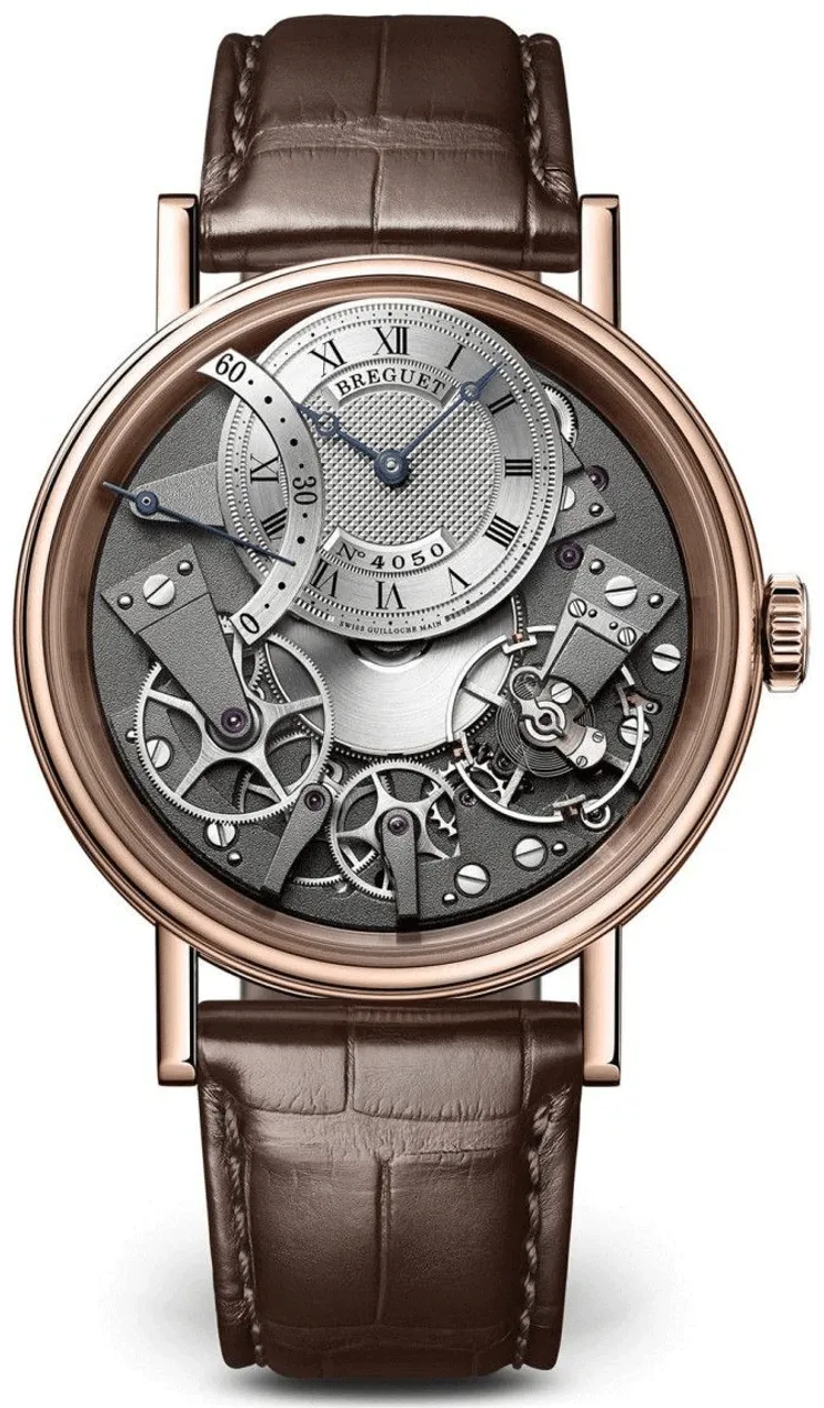 Breguet Tradition 7097BR/G1/9WU 40mm Rose gold and 18k rose gold Silver