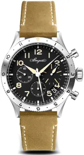 Breguet Type XX 2067ST/92/3WU Stainless steel Black