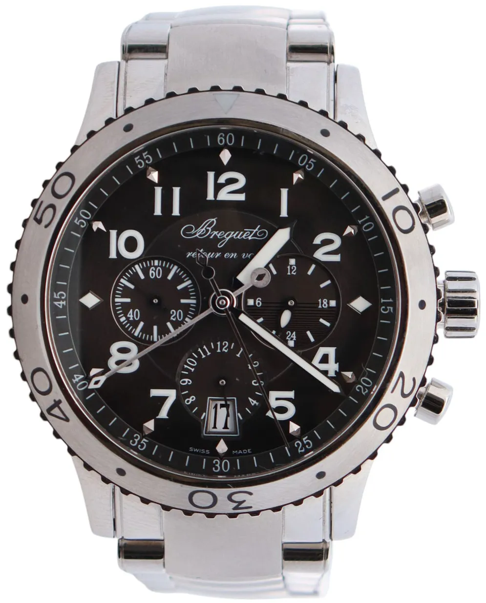 Breguet Type XXI 3810 42mm Stainless steel Gray