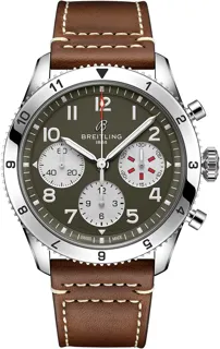 Breitling AVI Chronograph 42 A233802A1L1X1 Stainless steel Green