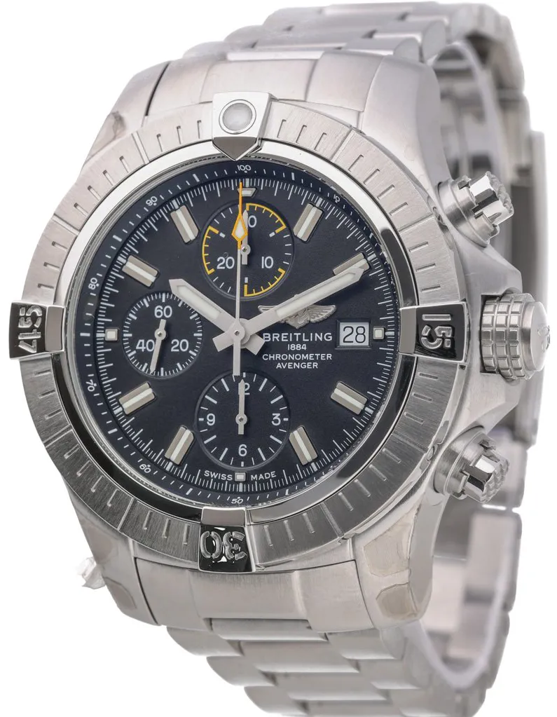 Breitling Avenger A13317101C1A1 45mm Stainless steel Blue 2