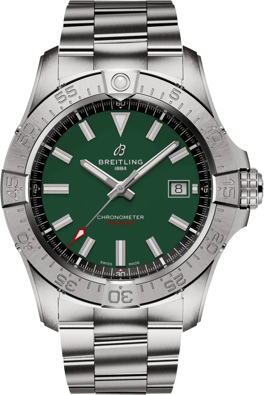 Breitling Avenger A17328101L1A1 42mm Stainless steel Green