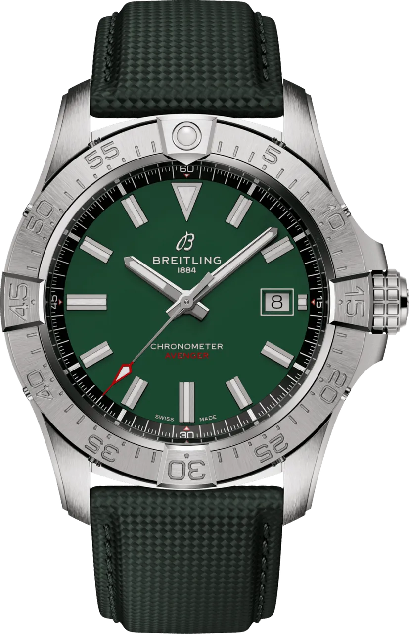 Breitling Avenger A17328101L1X1 42mm Stainless steel Green