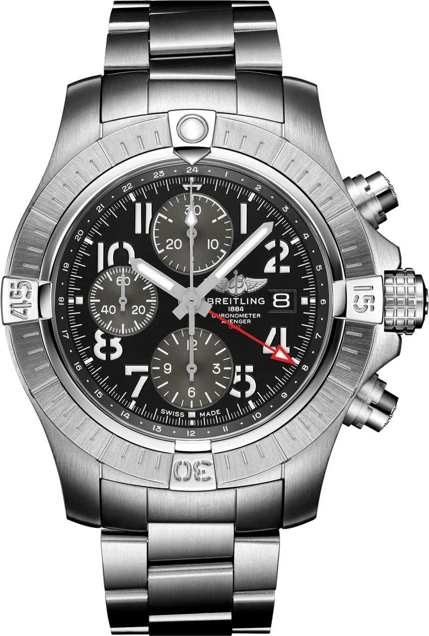 Breitling Avenger A24315101B1A1 45mm Stainless steel Black