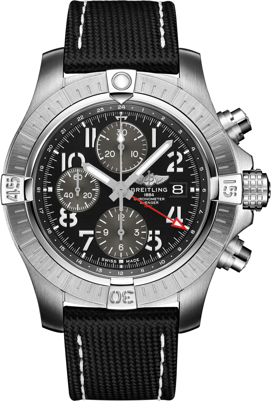 Breitling Avenger A24315101B1X1 45mm Stainless steel Black