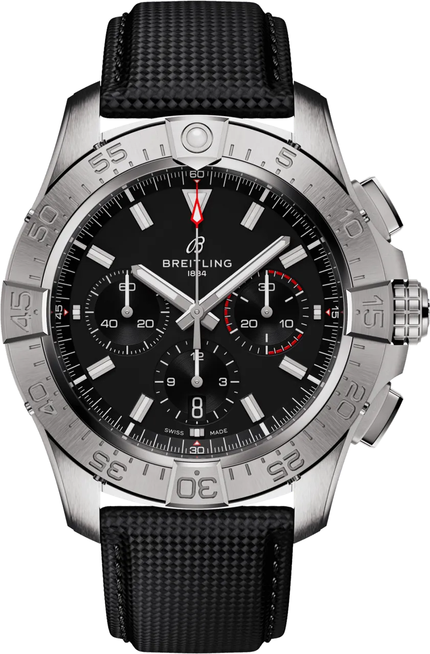 Breitling Avenger AB0147101B1X1 44mm Stainless steel Black