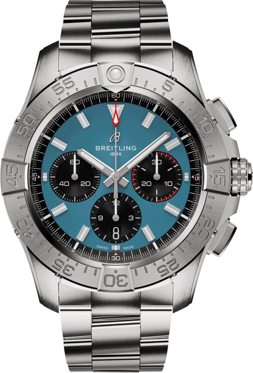 Breitling Avenger AB0147101C1A1 44mm Stainless steel Blue