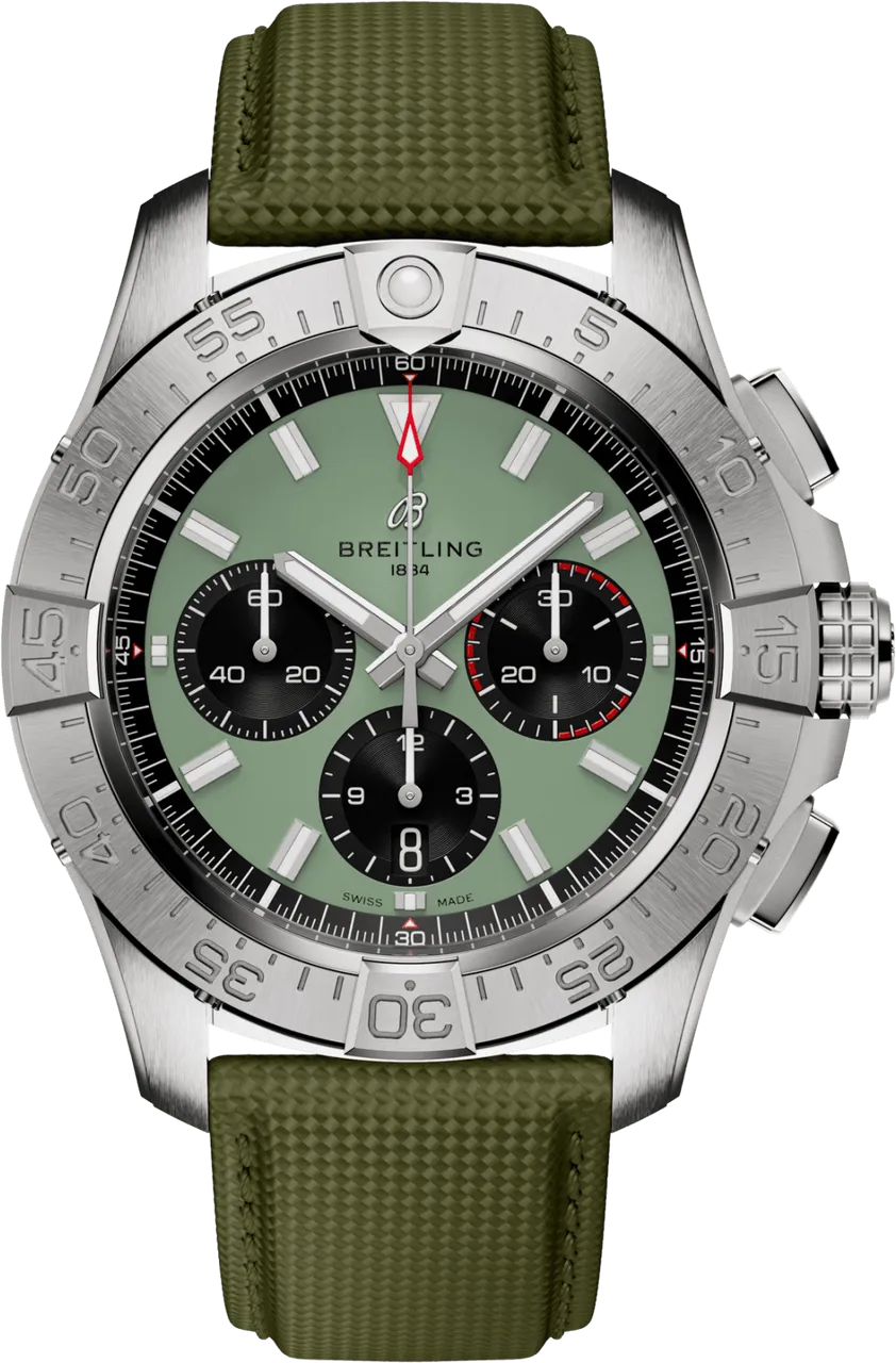 Breitling Avenger AB0147101L1X1 44mm Stainless steel Green