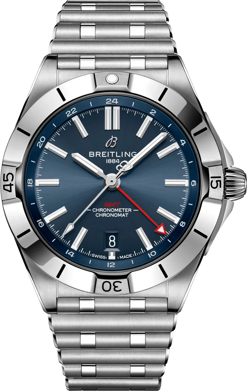 Breitling Chronomat A32398101C1A1 40mm Stainless steel Blue