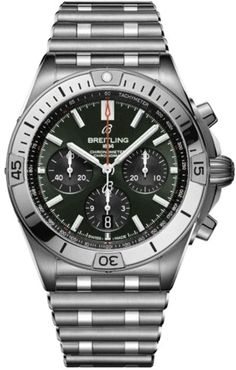 Breitling Chronomat AB0134101L1A1 42mm Stainless steel Green