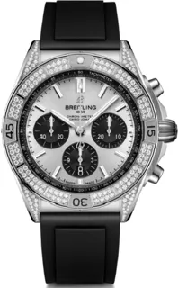 Breitling Chronomat AB0134721G1S1 Stainless steel and Diamond Silver